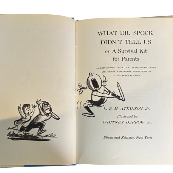 VTG 1958 First Ed. What Dr. Spock Didn't Tell Us by B.M. Atkinson, HC/DJ - Picture 4 of 6